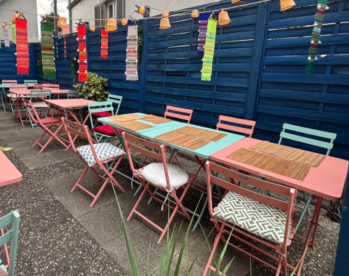 Image de la terrasse en journée